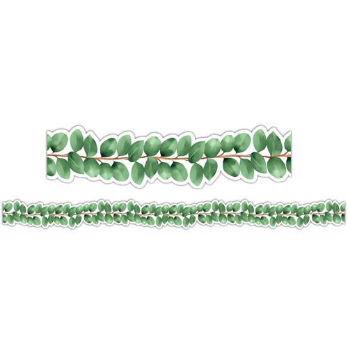 LCBF Eucalyptus Essentials Die-Cut Border Pk 12