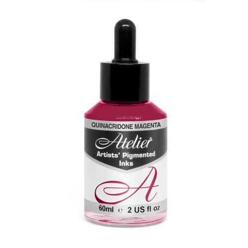 Atelier Acrylic Ink 60ml Quinacridone Magenta