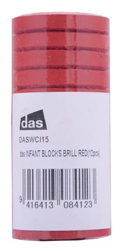 DAS Tempera Blocks S0 Brill Red