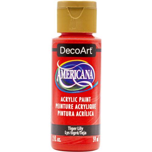 DecoArt Americana Acrylics 59ml (2oz) Tiger Lily
