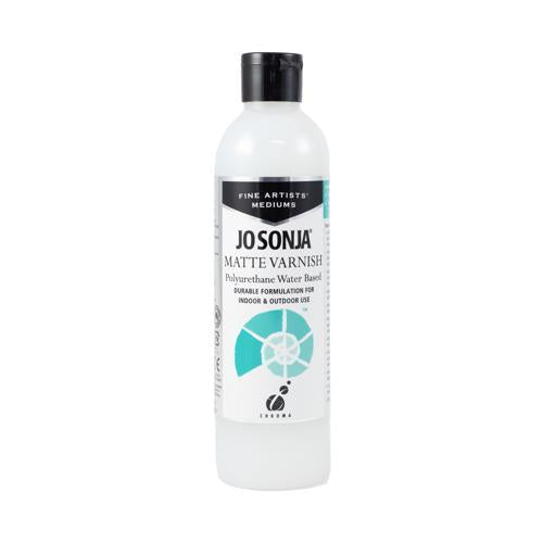Jo Sonjas Waterbased Polyurethane Matte Varnish 250ml