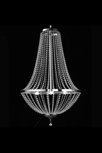 24V LED Chandelier Set of 2 Size 60D × 90cmH - pure white