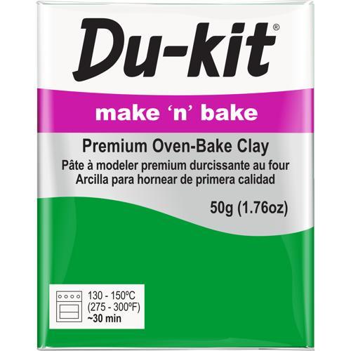 Du-kit Polymer Modelling Clay 50gm Green