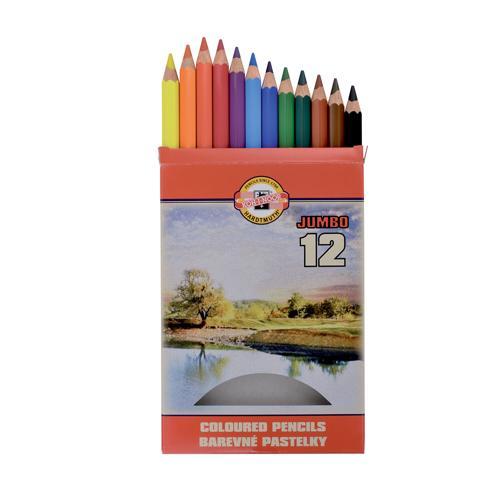 Koh-I-Noor Omega Jumbo Colour Pencils #3372 12 Pack