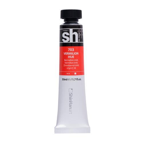ShinHan SH Oil Colour Paint 50ml Vermilion Hue 703