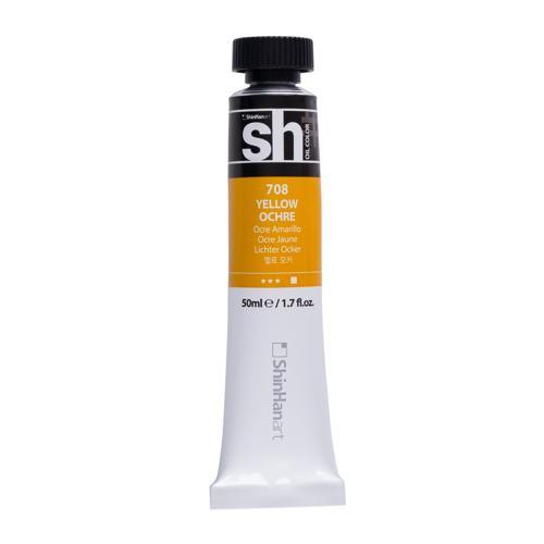 ShinHan SH Oil Colour Paint 50ml Yellow Ochre 708