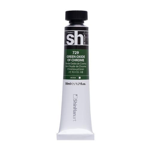 ShinHan SH Oil Colour Paint 50ml Green Oxide of Chrome 729
