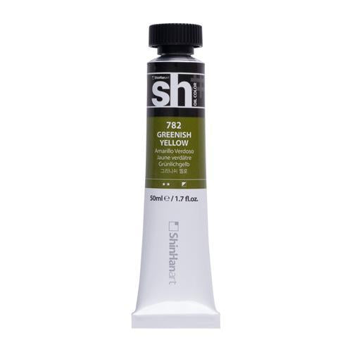 ShinHan SH Oil Colour Paint 50ml Greenish Yellow 782