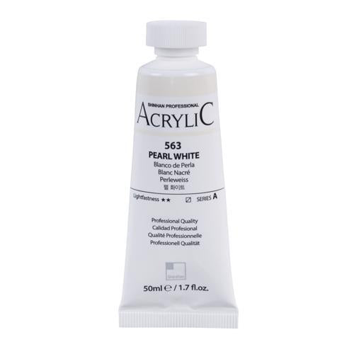 ShinHan Professional Acrylic Paint 50ml Pearl White 563