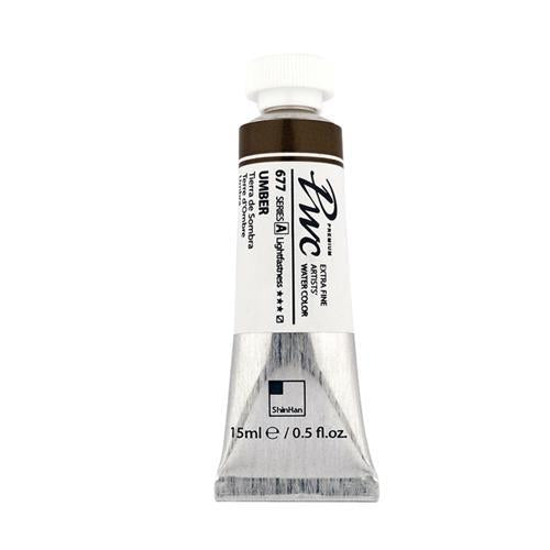 ShinHan PWC Extra Fine Watercolour Paint 15ml Umber 677