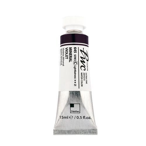 ShinHan PWC Extra Fine Watercolour Paint 15ml Mineral Violet 645