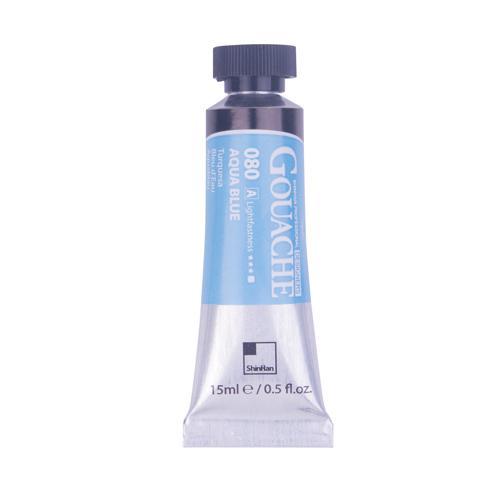 ShinHan Professional Designer Gouache Paint 15ml Aqua Blue 080