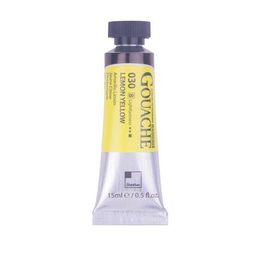 ShinHan Professional Designer Gouache Paint 15ml Lemon Yellow 030