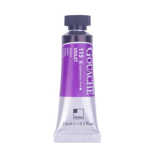 ShinHan Professional Designer Gouache Paint 15ml Violet 115