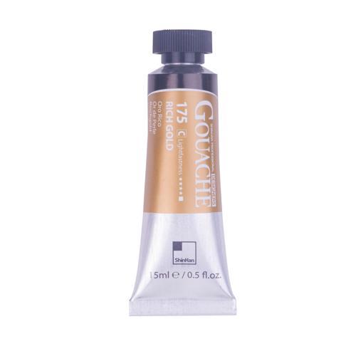 ShinHan Professional Designer Gouache Paint 15ml Rich Gold 175