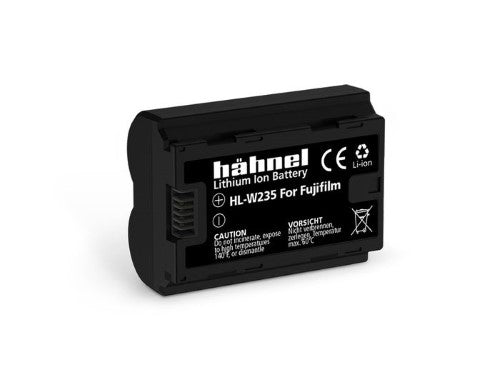Hahnel HL-W235 battery for Fujifilm cameras, 2250mAh, eco-friendly, high-performance, prevents overcharging.