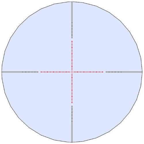 KONUS DIABLO 6-24X50 HALF MIL DOT DUAL IR RIFLESCOPE