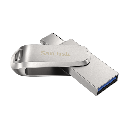 SANDISK ULTRA DUAL DRIVE LUXE USB TYPE-C FLASH DRIVE 128GB