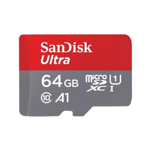 SANDISK ULTRA MICRO SDXC 64GB 140MB/S UHS-I C10 SD ADAPTER