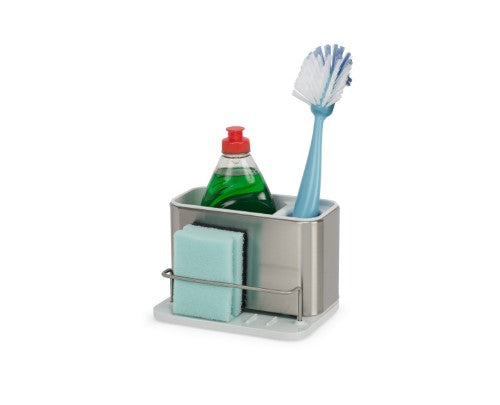 Surface Sink Tidy Stainless Steel Black - Joseph Joseph
