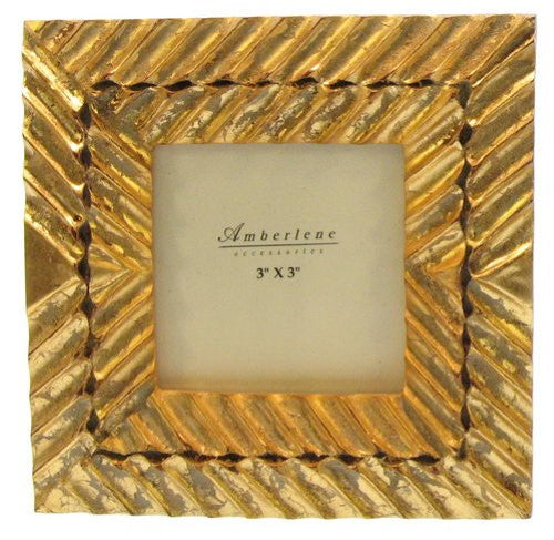 Set of 2 elegant gold photo frames, designed to showcase cherished memories with a modern touch.