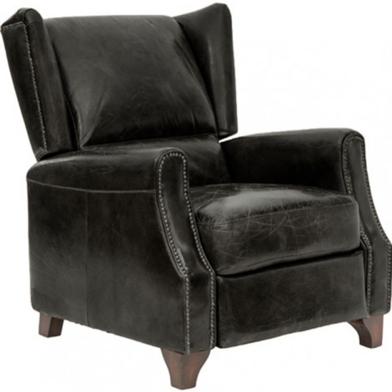 Sofa - Stratford Recliner Belon Black (101cm)