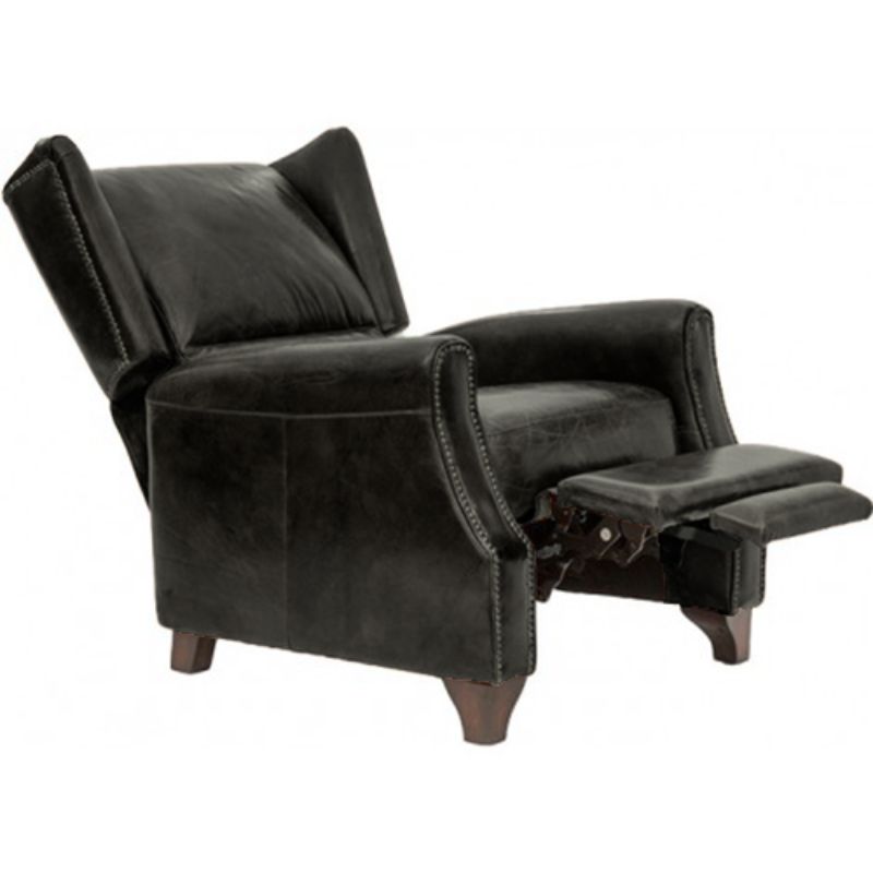 Sofa - Stratford Recliner Belon Black (101cm)