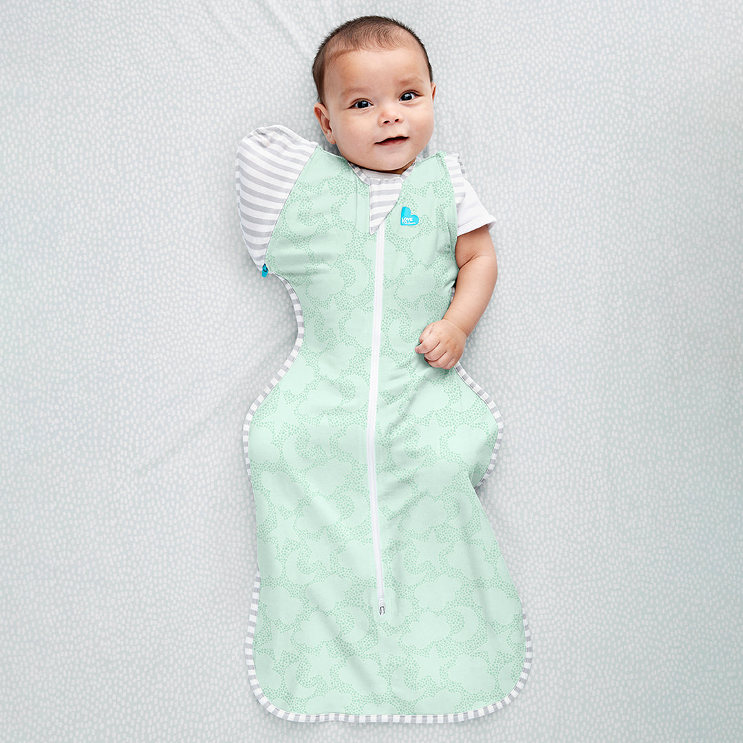 Swaddle Up™ Transition Bag Organic 1.0 TOG - Mint Celestial - Medium