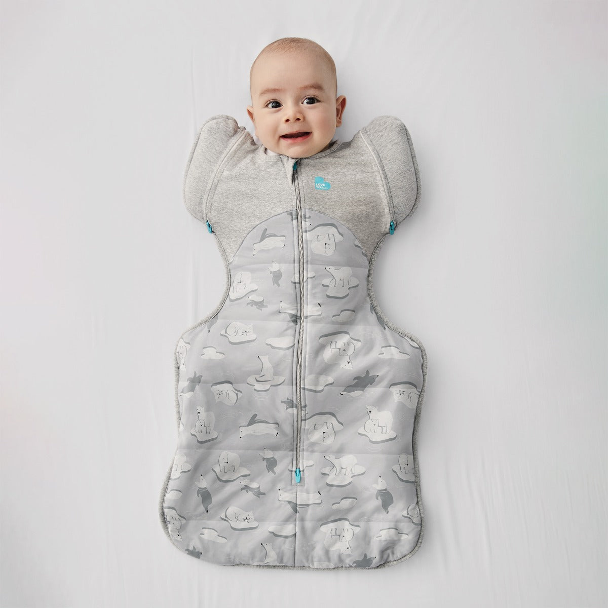 Swaddle Up™ Transition Bag Extra Warm 3.5 TOG - South Pole Grey - XL