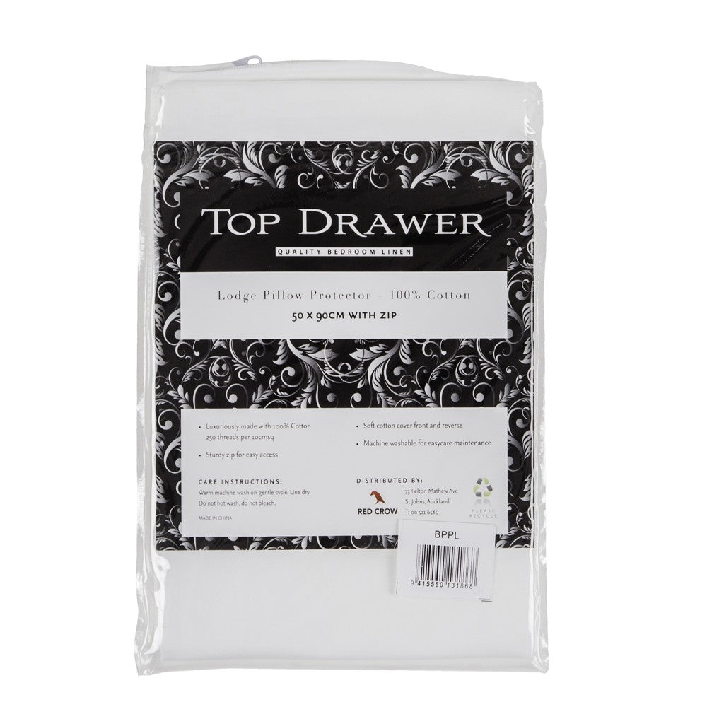 Pillow Protector - 100% Cotton Lodge - Top Drawer