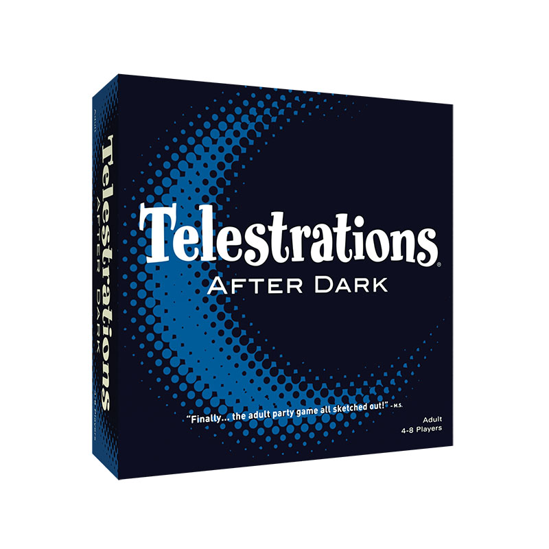 Telestrations After Dark 8 Player Board Game