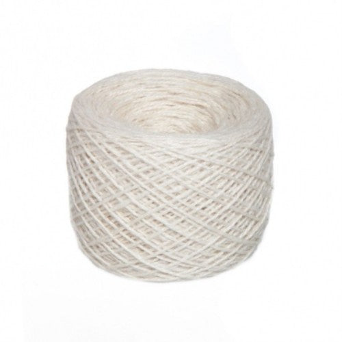 Florist Jute Rope - Natural (White)