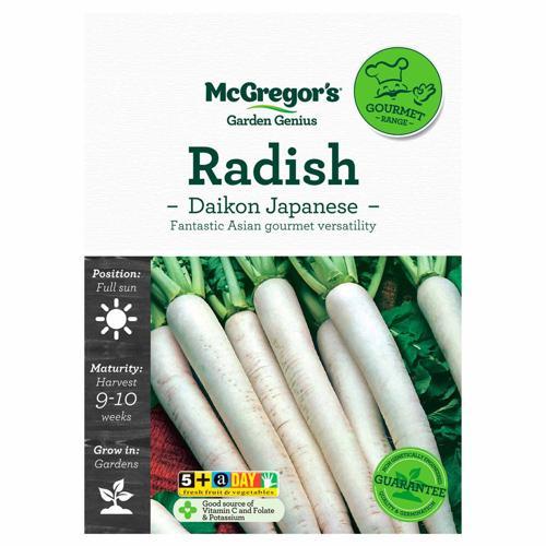 Daikon Japanese Radish Gourmet Seed - McGregor's