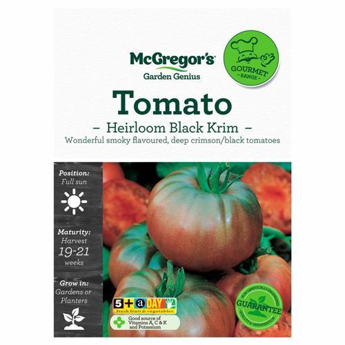 Heirloom Black Krim Tomato Gourmet Seed - McGregor's