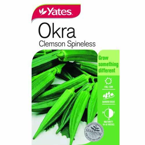 Okra 'Clemson Spineless' Seeds - Yates