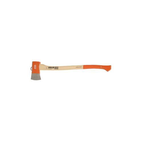 Felling Axe 2.4kg Orange, Brown And Silver - Bahco