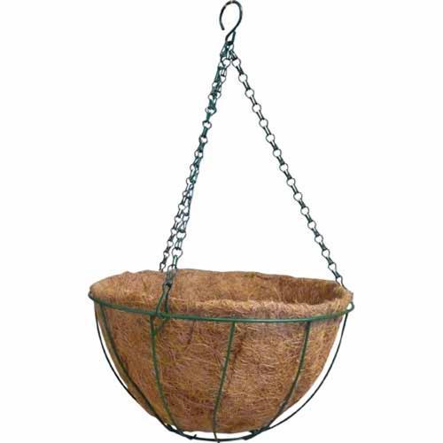 Classic Hanging Basket 30cm Green - Gardman