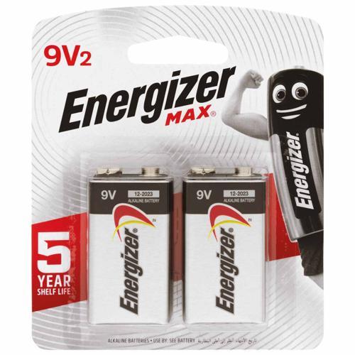 Energizer Max Battery 9V 2 Pack