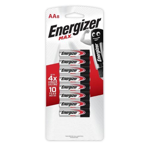 Energizer Max Max Battery AA, 8 Pack