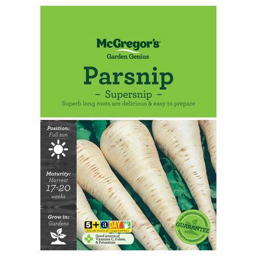 Supersnip Parsnip Seeds - McGregor's