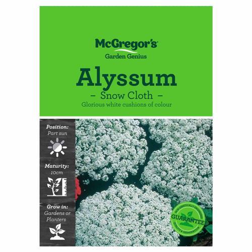 Snow Cloth Alyssum Seeds - McGregor's