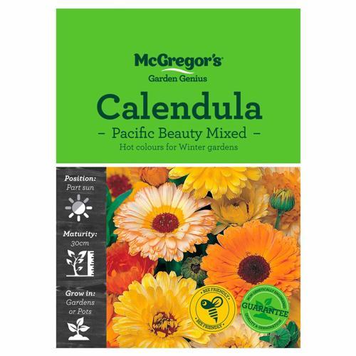 Pacific Beauty Mixed Calendula Seeds - McGregor's