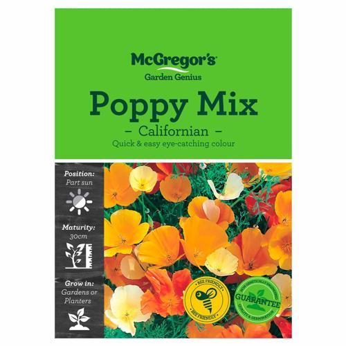 Californian Poppy Mix Seeds - McGregor's