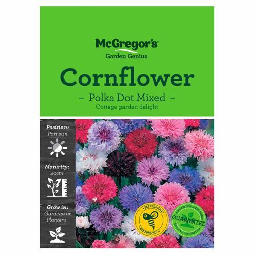 Polka Dot Cornflower Seeds - McGregor's