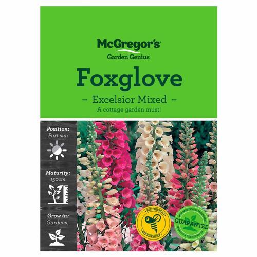 Excelsior Mixed Foxglove Seeds - McGregor's