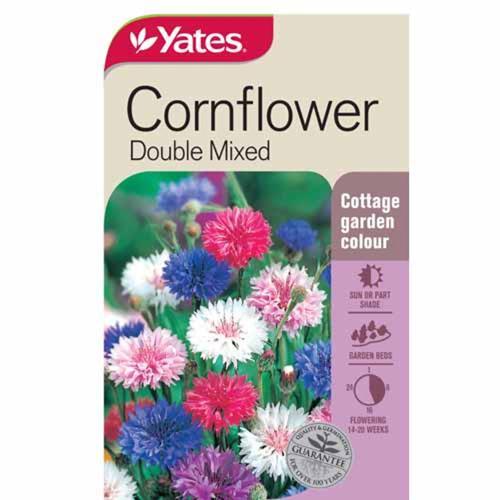 Cornflower Double Mixed Seeds - Yates