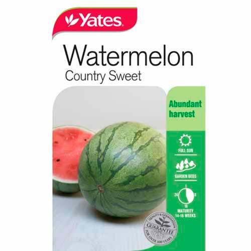 Watermelon Country Sweet Seeds - Yates