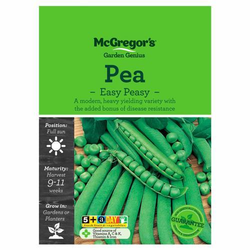 Easy Peasy Pea Seeds - McGregor's