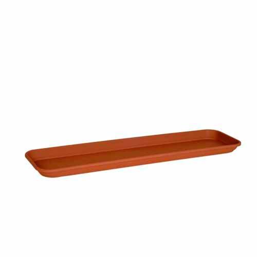 Euro3Plast Kalis Tray H: 3cm, W: 20.6cm, L: 75.6cm. Terracotta