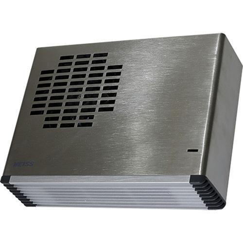 Weiss Wall Mounted Fan Heater 2.4kW Stainless Steel